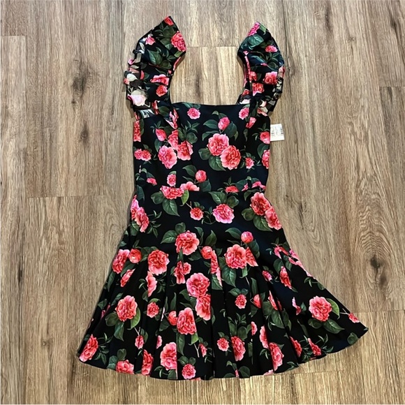 Alice and Olivia Floral Mini Dress - Picture 2 of 3